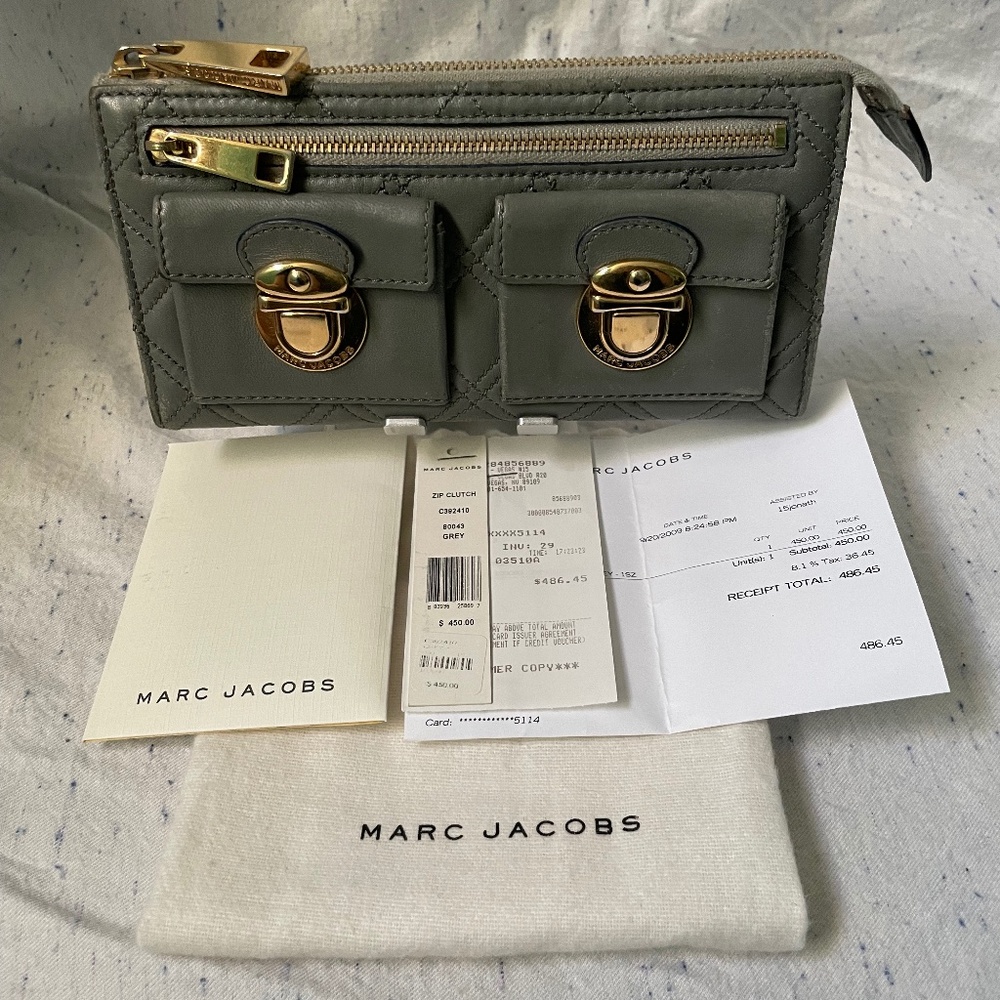 Marc Jacobs Zip Clutch